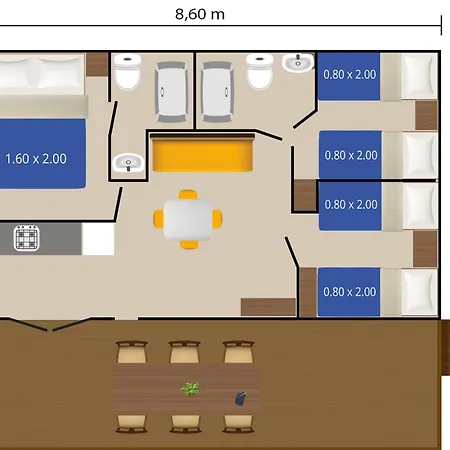 Easyatent Mobile Bijela Uvala Park za odmor