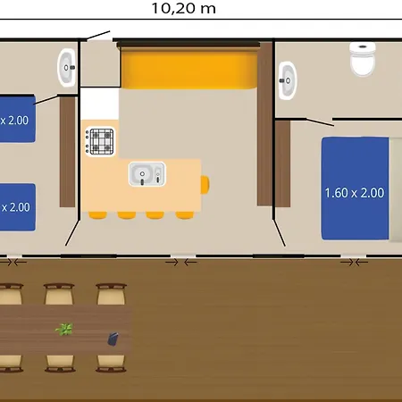Easyatent Mobile Bijela Uvala Holiday park 4*